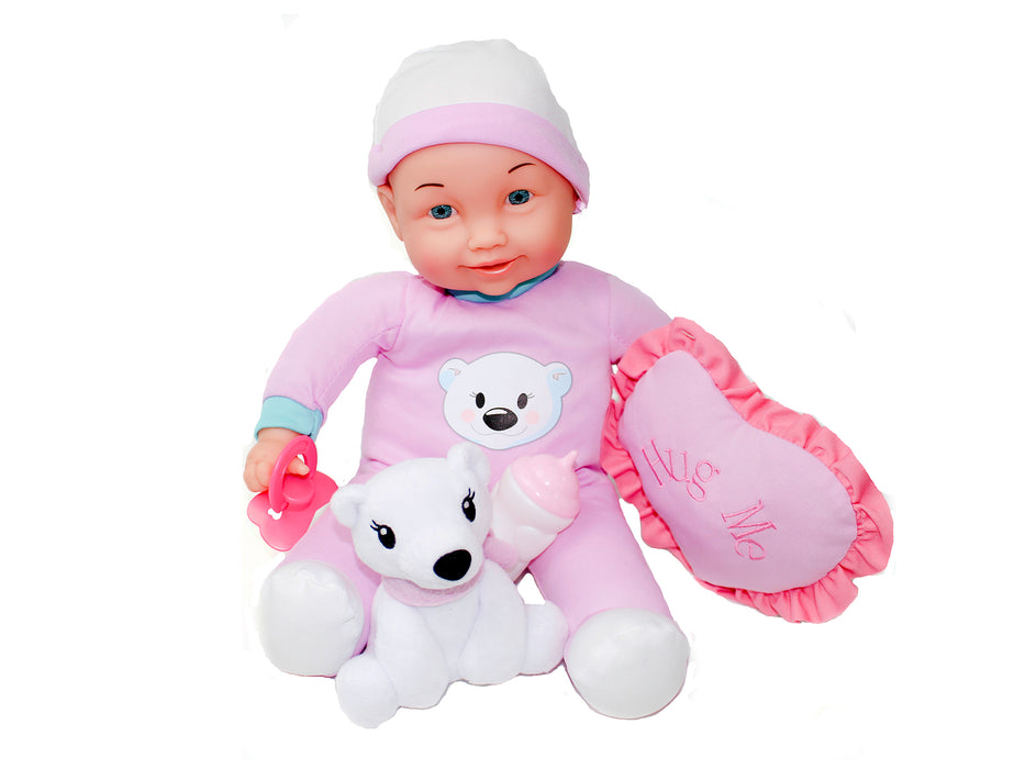 It's a Girl Doll & Stuffed Animal Doll Set