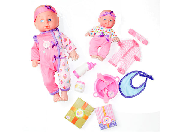 Baby Luv Two Baby Doll & Accessories Doll Set